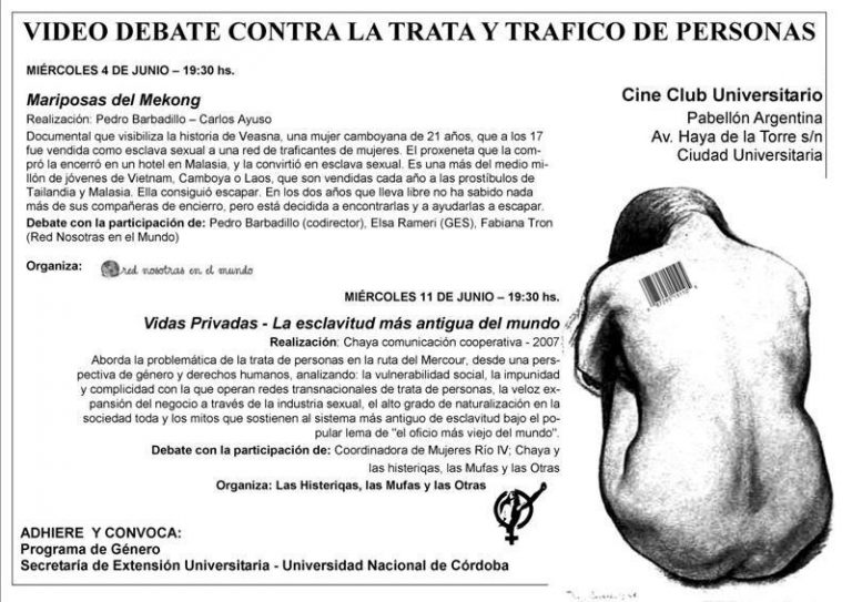 Lee más sobre el artículo Video debate contra la trata y tráfico de personas